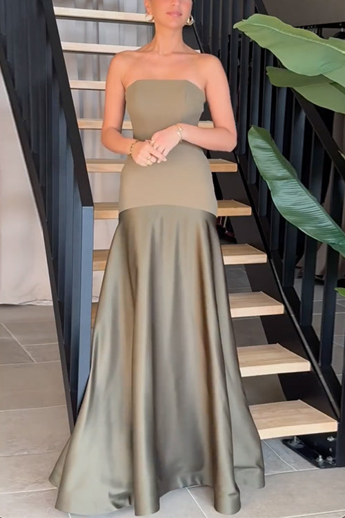 VALLETTA – Strapless Maxi Dress – 7892