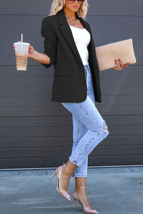 DUBROVNIK – Single Button Blazer – 5514