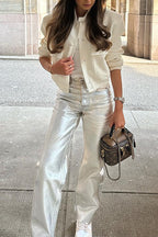 VALLETTA – Cropped Bomber Jacket – 1592