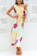 ATHENS – Asymmetric Maxi Dress – 6588