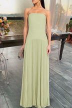 MARSEILLE – Strapless Maxi Dress – 7428