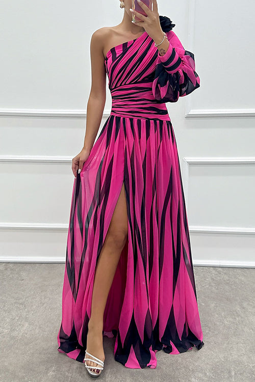 NAPLES – One Shoulder Maxi Dress – 5168