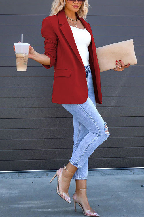 DUBROVNIK – Single Button Blazer – 5514