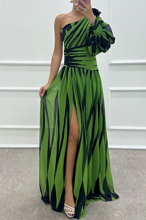 NAPLES – One Shoulder Maxi Dress – 5168