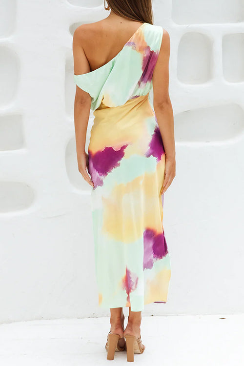 ATHENS – Asymmetric Maxi Dress – 6588