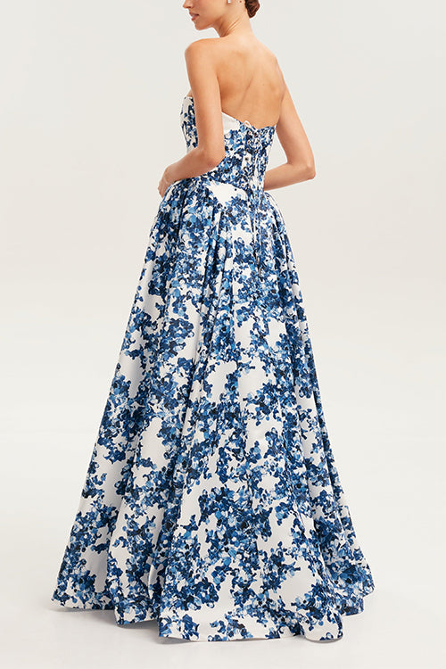 VALENCIA – Strapless Maxi Dress – 9613