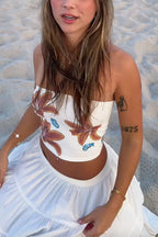 MONACO – Strapless Crop Top – 2100