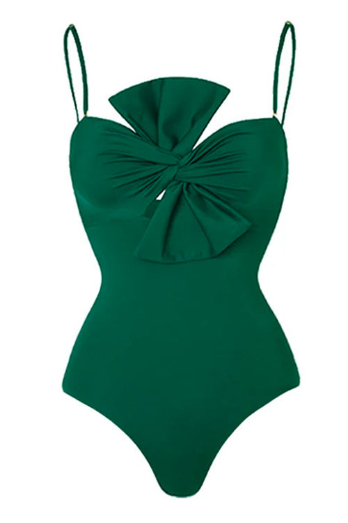 MALAGA – Bow Front Swimsuit Set – 9336