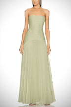 MARSEILLE – Strapless Maxi Dress – 7428