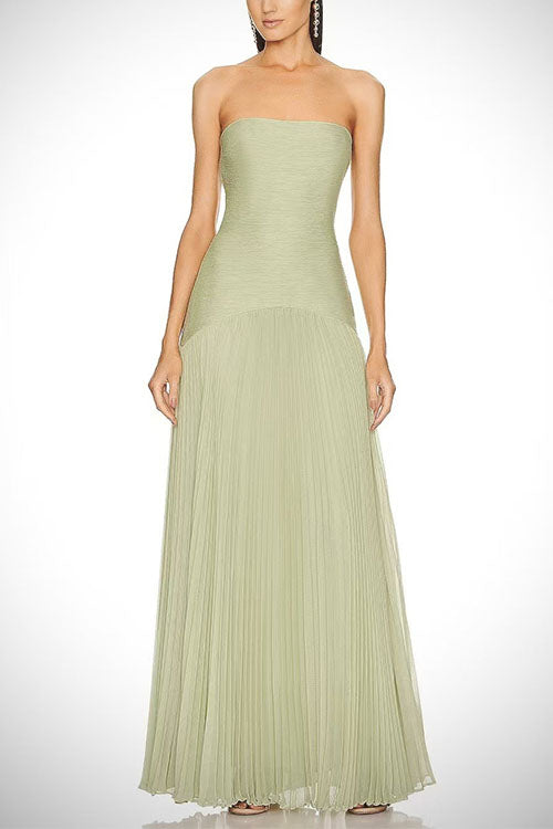 MARSEILLE – Strapless Maxi Dress – 7428