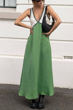 RHODES – Sleeveless Maxi Dress – 8824