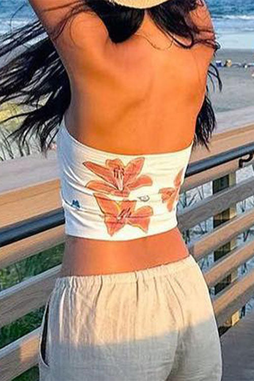 MONACO – Strapless Crop Top – 2100