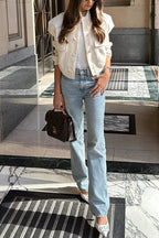 VALLETTA – Cropped Bomber Jacket – 1592