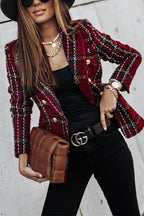 PARIS – Plaid Blazer Jacket – 1400