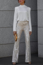 ANTWERP – Sequin Bell Bottom Pants – 7993