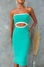 LYON – Strapless Bodycon Midi – 4692