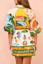 ANTIBES – Tie Waist Shirt Dress – 2467