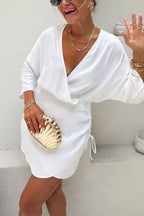 MONTPELLIER – Satin Mini Dress – 9908