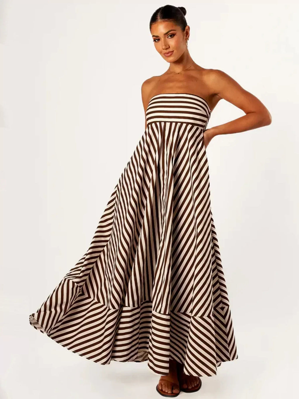 BARCELONA – Strapless Maxi Dress – 1278