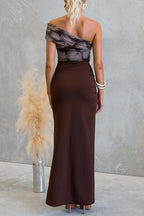 RHODES – Asymmetrical Maxi Dress – 4208