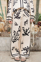 VALENCIA – Wide Leg Satin Pants – 7117