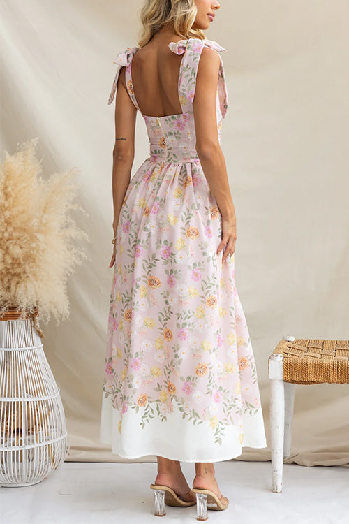 MALAGA – Floral Maxi Dress – 9118