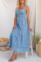 LYON – Sleeveless Midi Dress – 5432