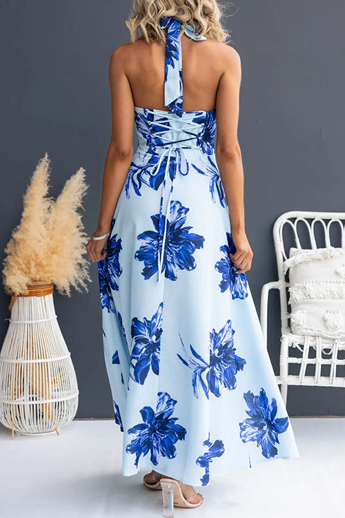 LISBON – Halter Maxi Dress – 4406
