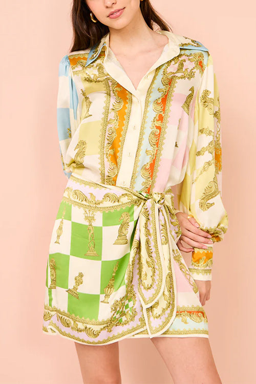 MILAN – Wrap Mini Dress – 5013