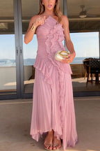 SEVILLE – Halter Maxi Dress – 8644