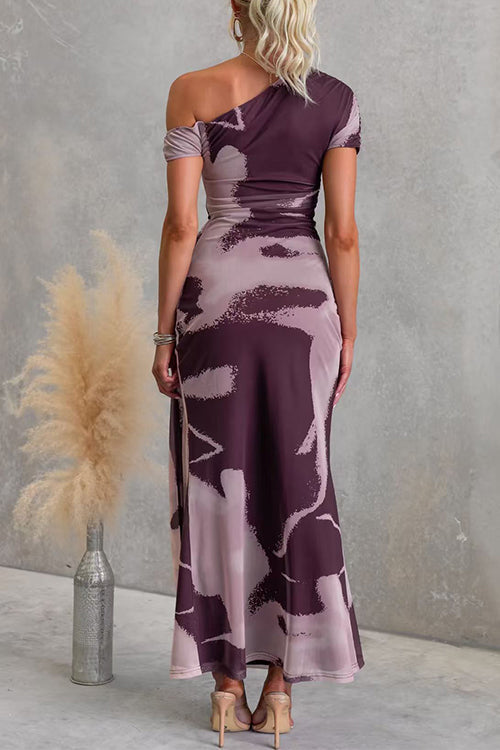 VALENCIA – Asymmetrical Maxi Dress – 3192