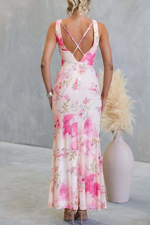 CANNES – Backless Maxi Dress – 8521