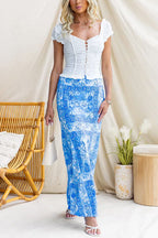 VALLETTA – Floral Maxi Skirt – 1330