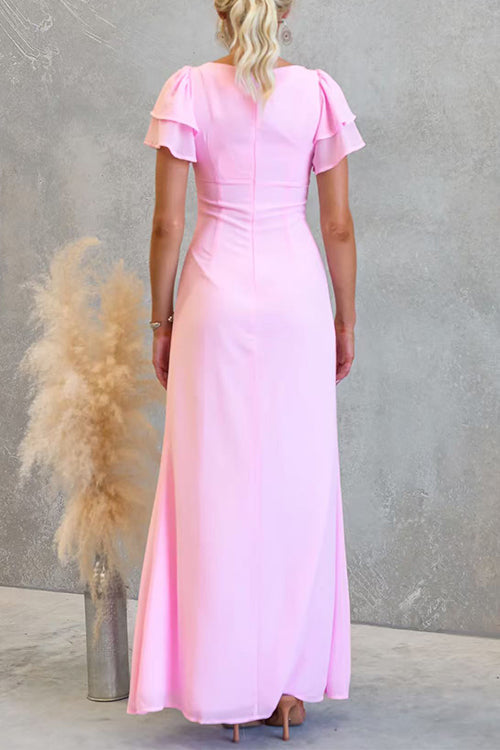 SEVILLE – Flare Sleeve Maxi Dress – 5411