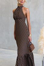 SANTORINI – Halter Maxi Dress – 9659