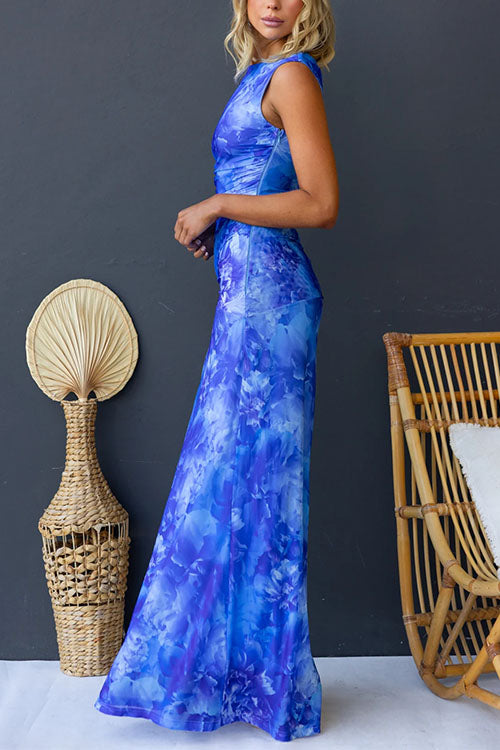 TAORMINA – Asymmetric Maxi Dress – 1383