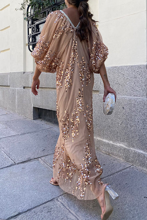 CAPRI – Sequin Maxi Dress – 2275