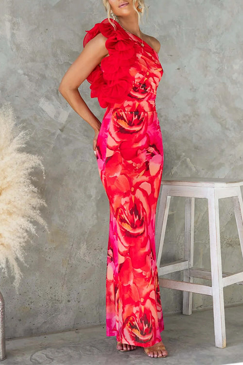 PORTO – One Shoulder Maxi Dress – 7400