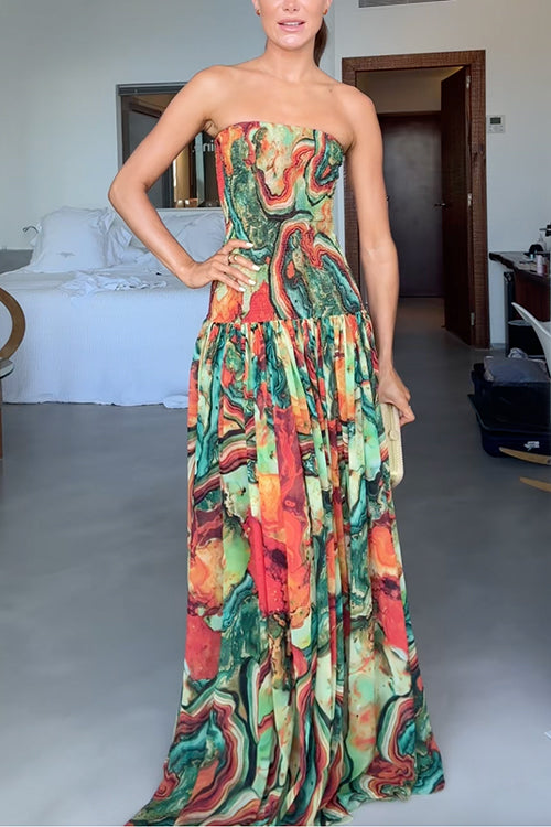 ANTIBES – Strapless Maxi Dress – 8815