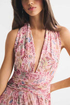 MYKONOS – Halter Maxi Dress – 7168