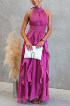 MONTPELLIER – Halter Maxi Dress – 7775