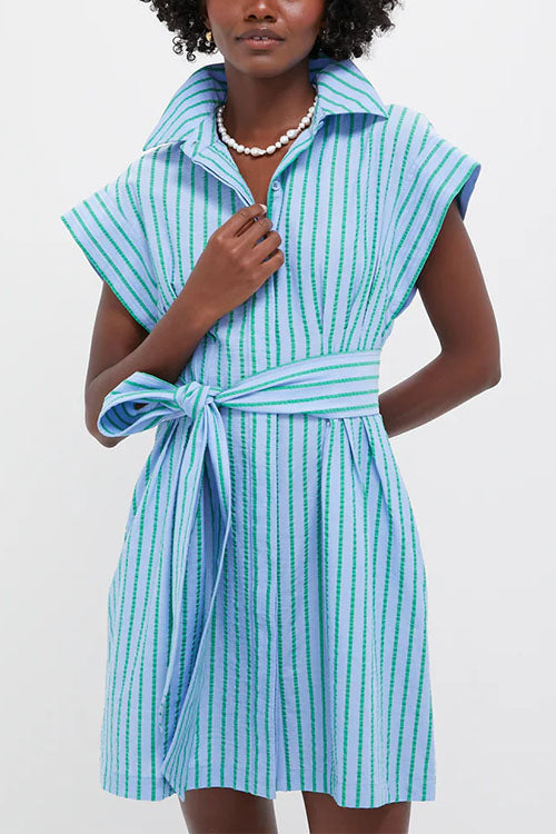 PALMA – Button Down Mini Dress – 3568