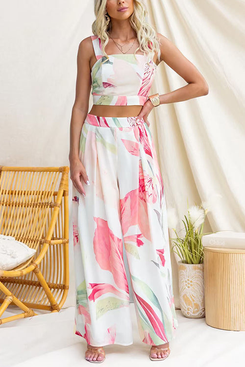 MYKONOS – Printed Crop Set – 5009