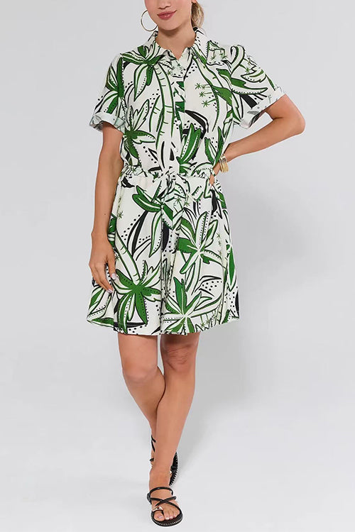 MARSEILLE – Mini Shirt Dress – 6898