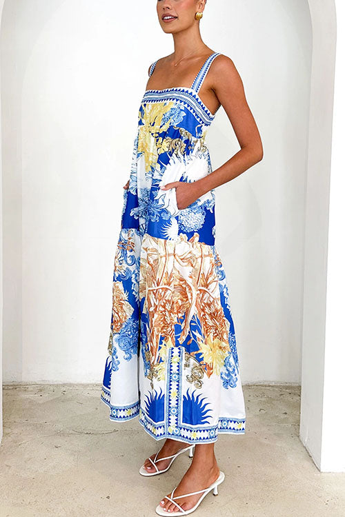 ATHENS – Sleeveless Maxi Dress – 7507