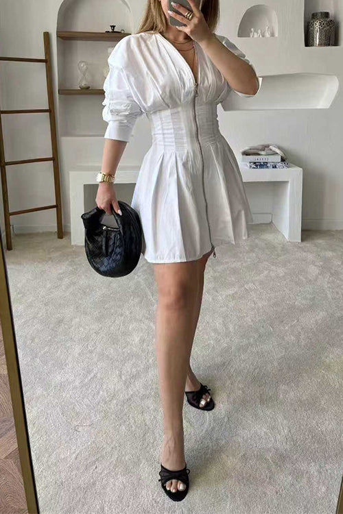 PORTOFINO – Long Sleeve Mini Dress – 5526