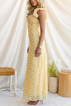 MALAGA – Floral Maxi Dress – 9775
