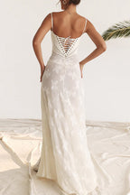 DUBROVNIK – Lace-up Maxi Dress – 2485