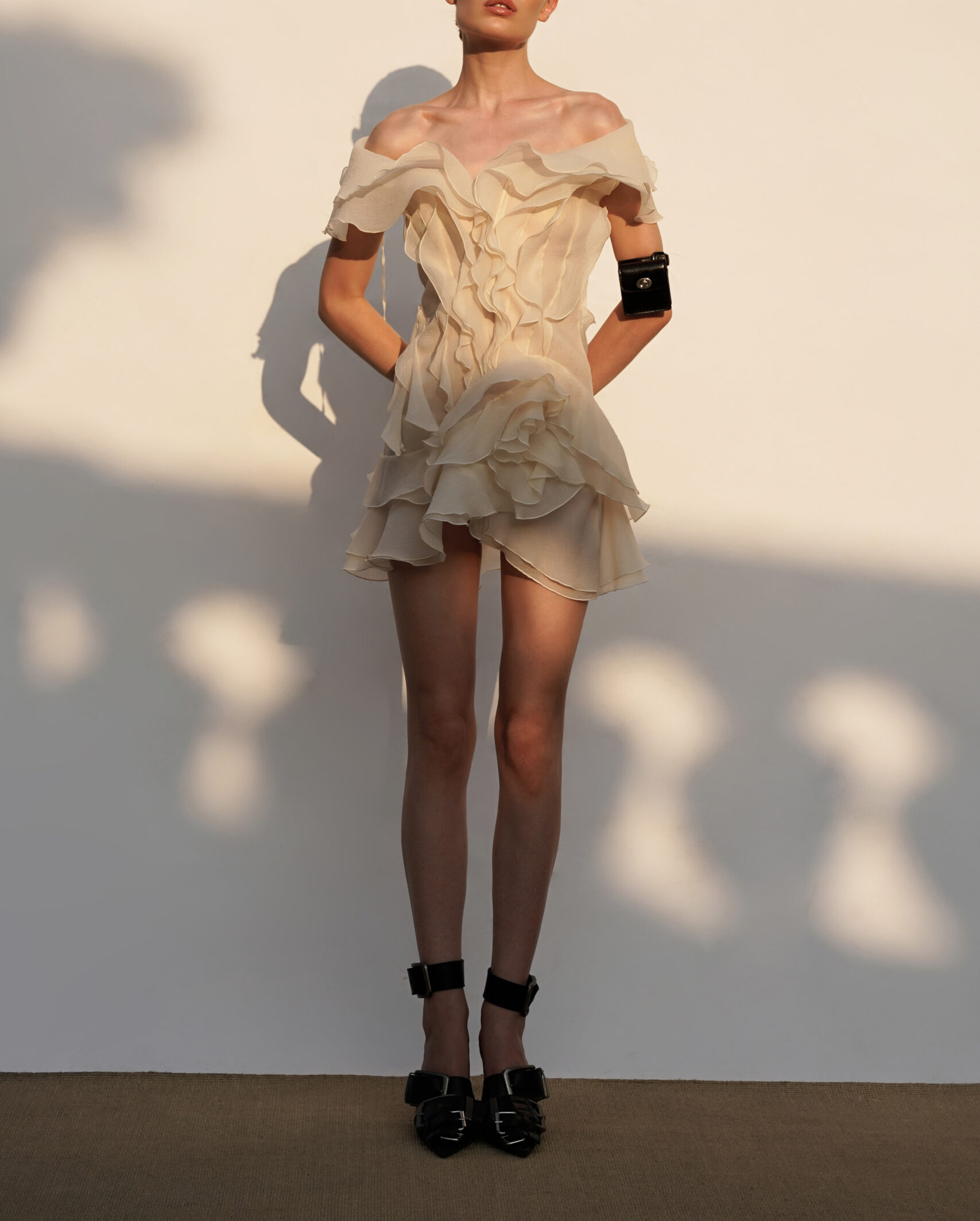 FLORENCE – Off-Shoulder Mini Dress – 8232