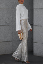ANTWERP – Sequin Bell Bottom Pants – 7993